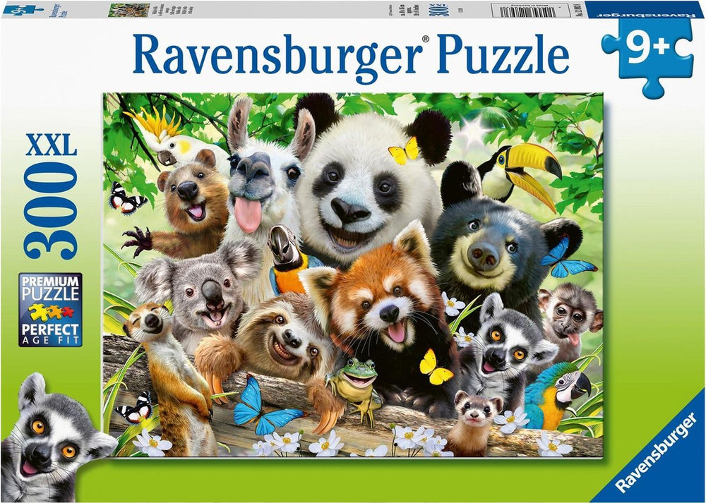 Ravensburger puzzel wildlife selfie - legpuzzel - 300 stukjes