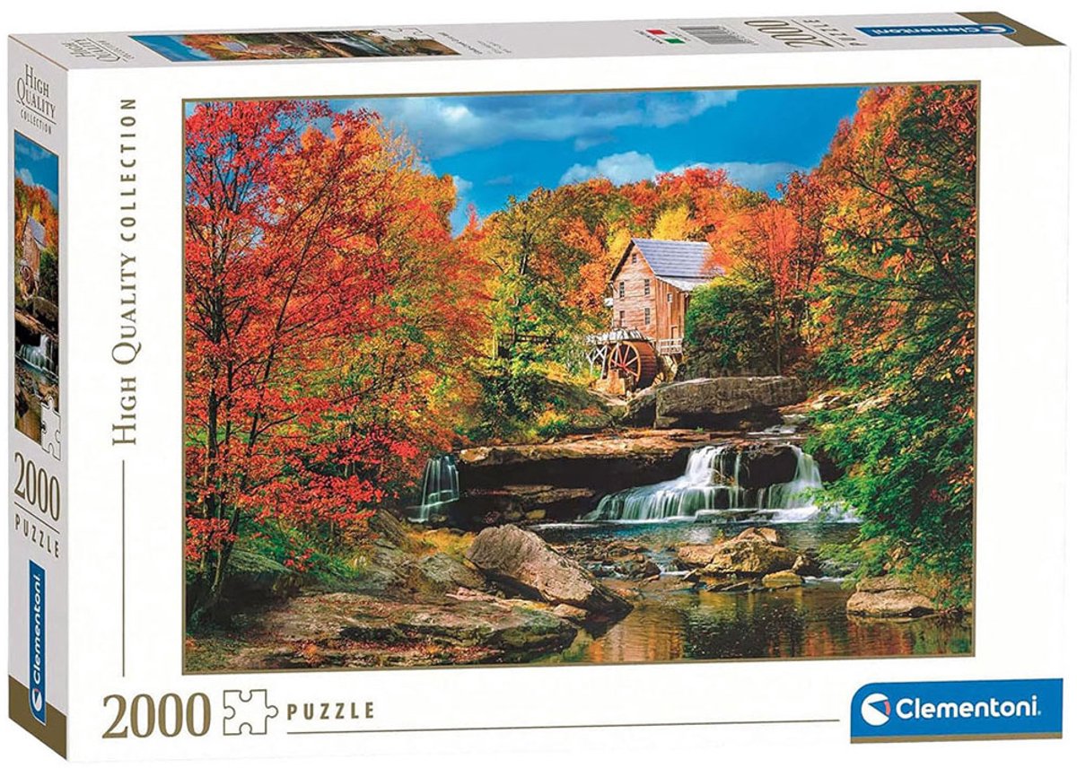 Clementoni - puzzel - 2000 stukjes - glade creek grist mill - puzzel voor volwassenen