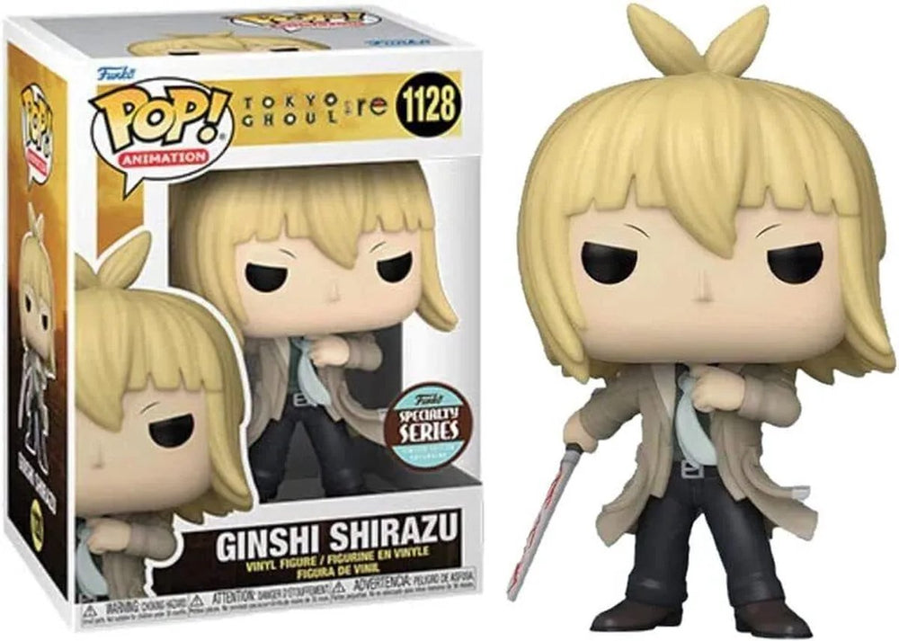 Funko pop! anime: tokyo ghoul - ginshi shirazu #1128 speciality series