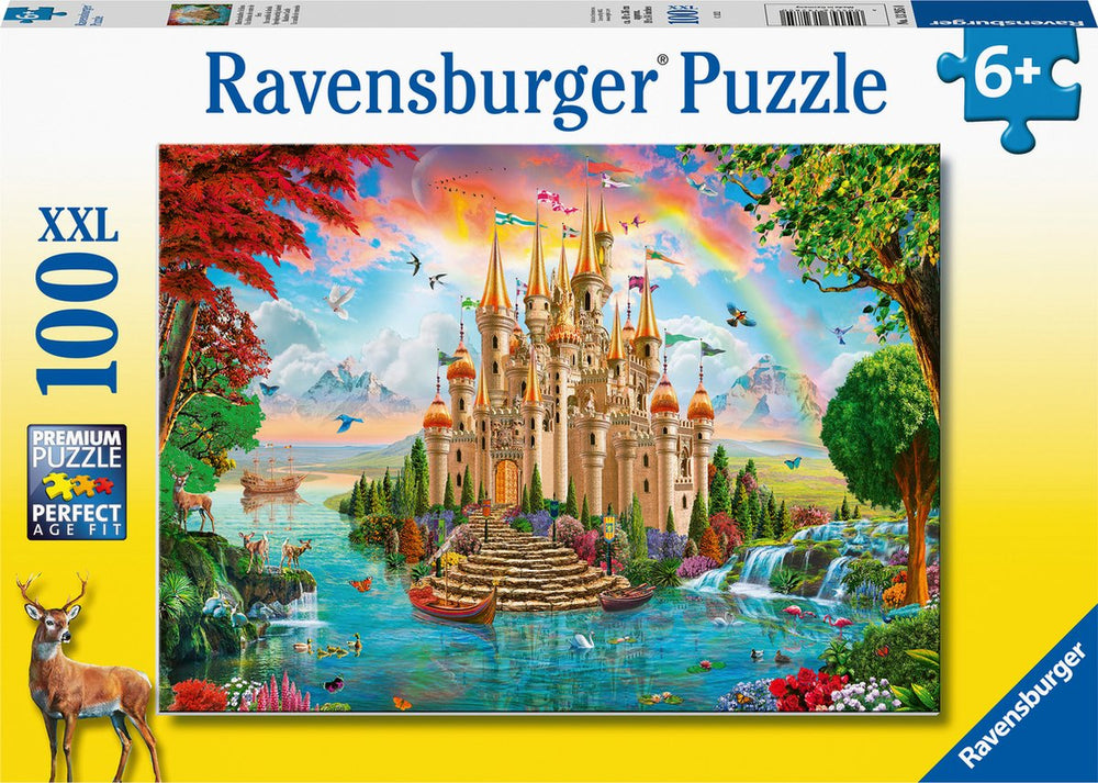 Ravensburger fairytale castle puzzle - jigsaw puzzle - 100 pieces