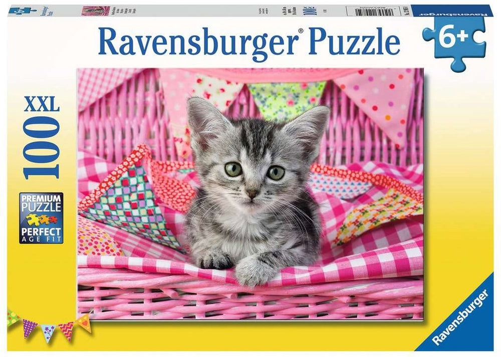 Ravensburger Puzzle Cute Kitten - Jigsaw Puzzle - 100 Pieces