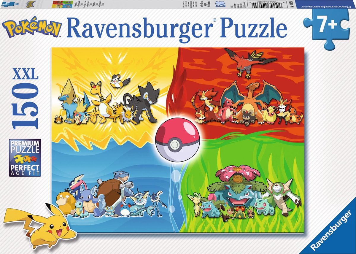 Ravensburger Pokémon puzzel 150 xxl stukjes