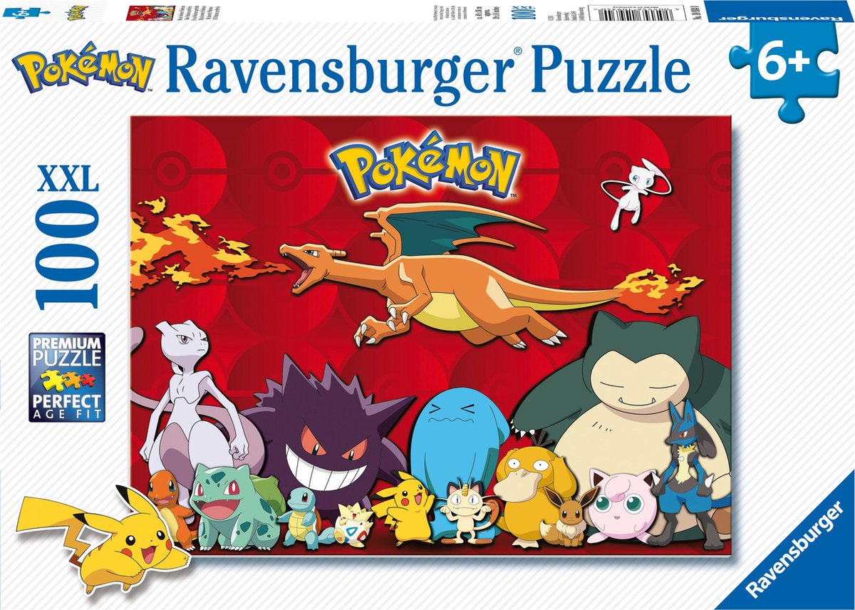 Ravensburger Pokemon puzzel, 100st. XXL