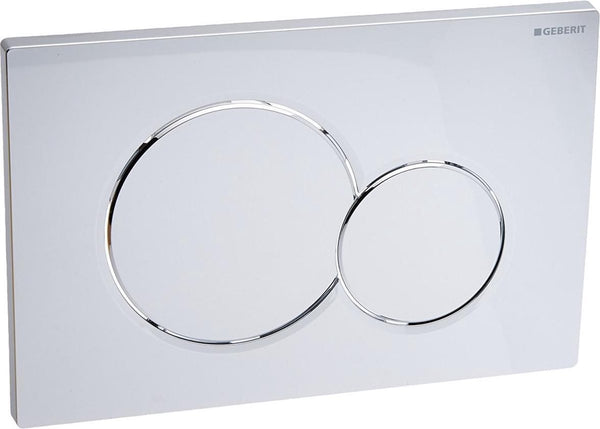Geberit sigma 01 bedieningspaneel - chroom