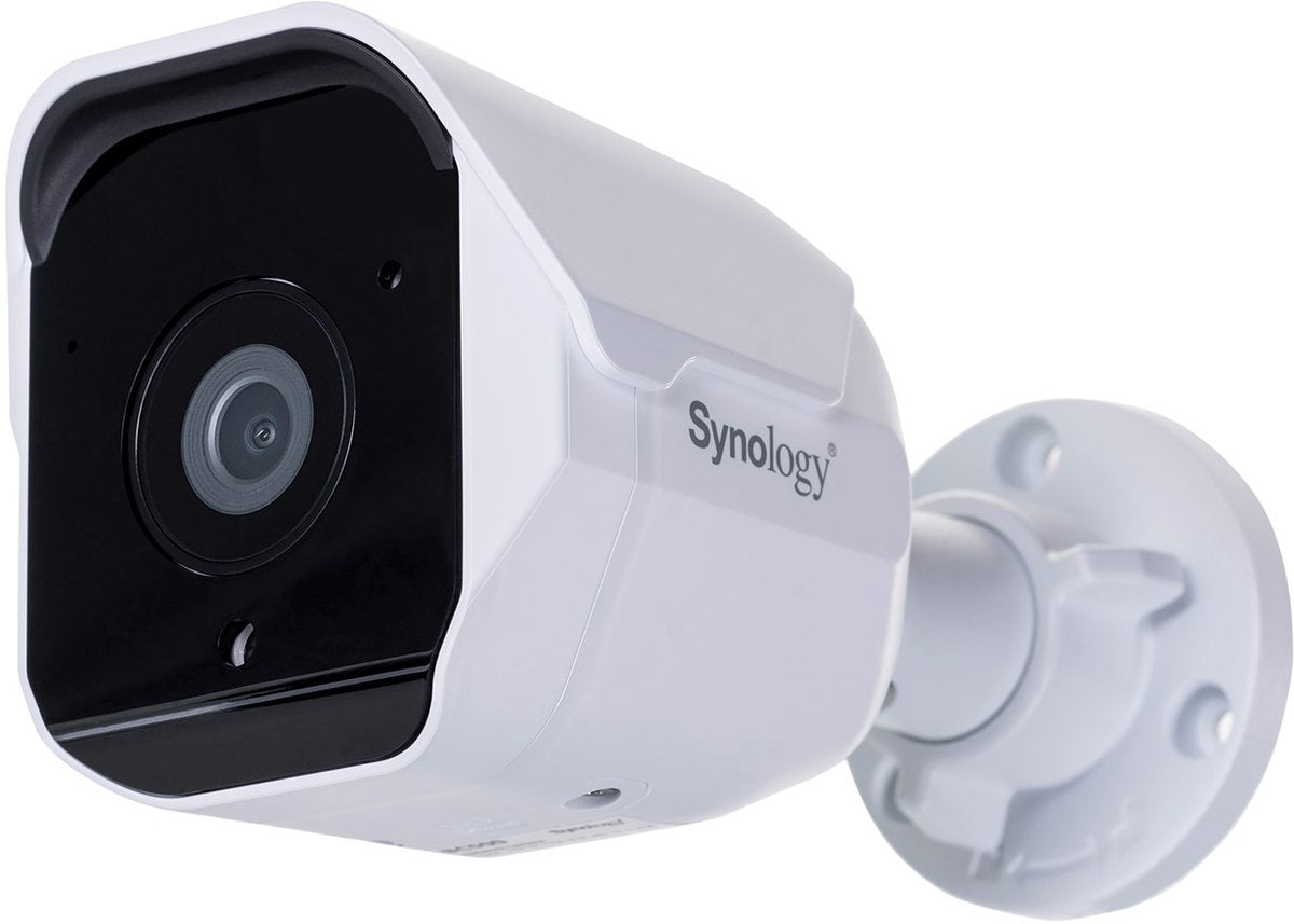 Synology bc500 - netwerkbewakingscamera - vochtbestendig - kleur (dag en nacht) - 5 mp - 2880 x 1620 - gemotoriseerd - audio - dc 12 v poe 802.3af