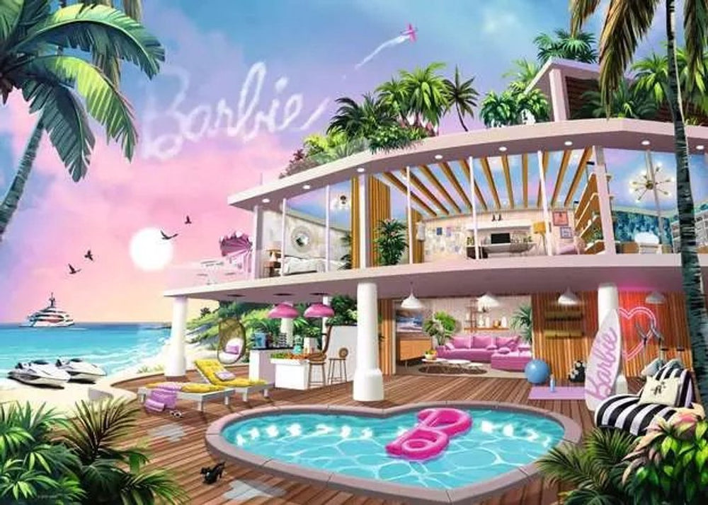 Ravensburger barbie legpuzzel 1000 stukjes - kleurrijke puzzel voor volwassenen.