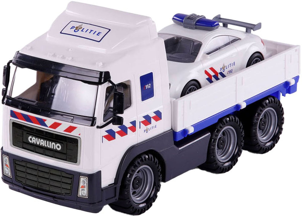 Cavallino politievrachtwagen en politieauto, schaal 1:16