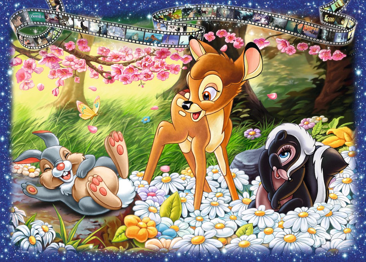 Ravensburger puzzel disney bambi - legpuzzel 1000 stukjes collector's edition.