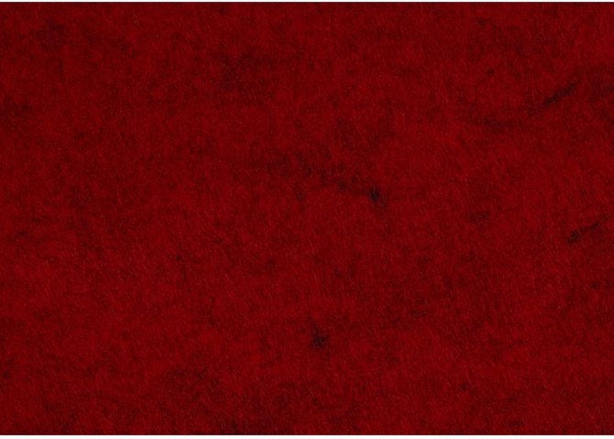 Creatief bedrijf hobbyvilt rood a4 gemelleerd