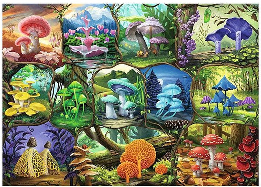 Legpuzzel Prachtige Paddenstoelen, 1000st.