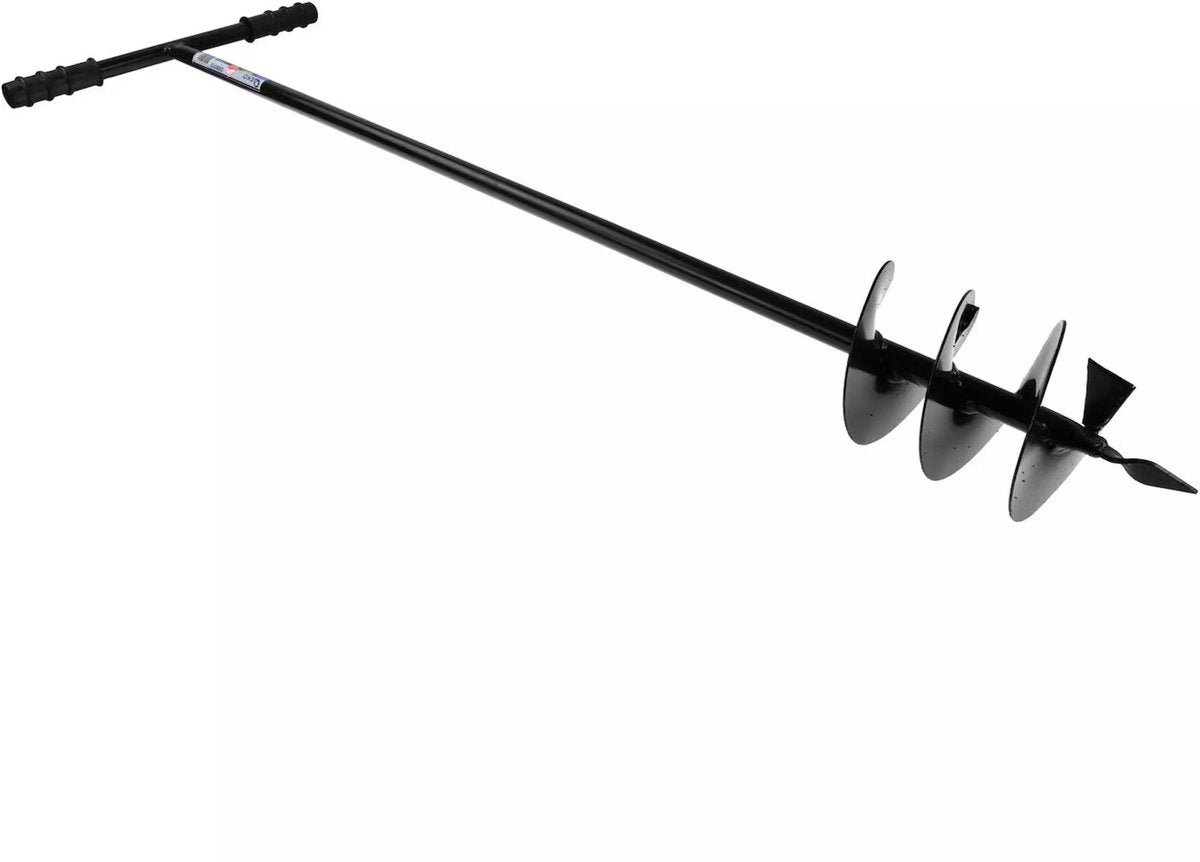 Geko handboor grondboor - 140 mm - duurzaam staal - geschikt voor diverse bodems