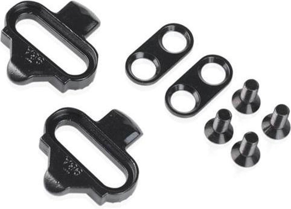 Xlc pd-x02 schoenplaatjes voor shimano spd pedalen - geen speling - zwart