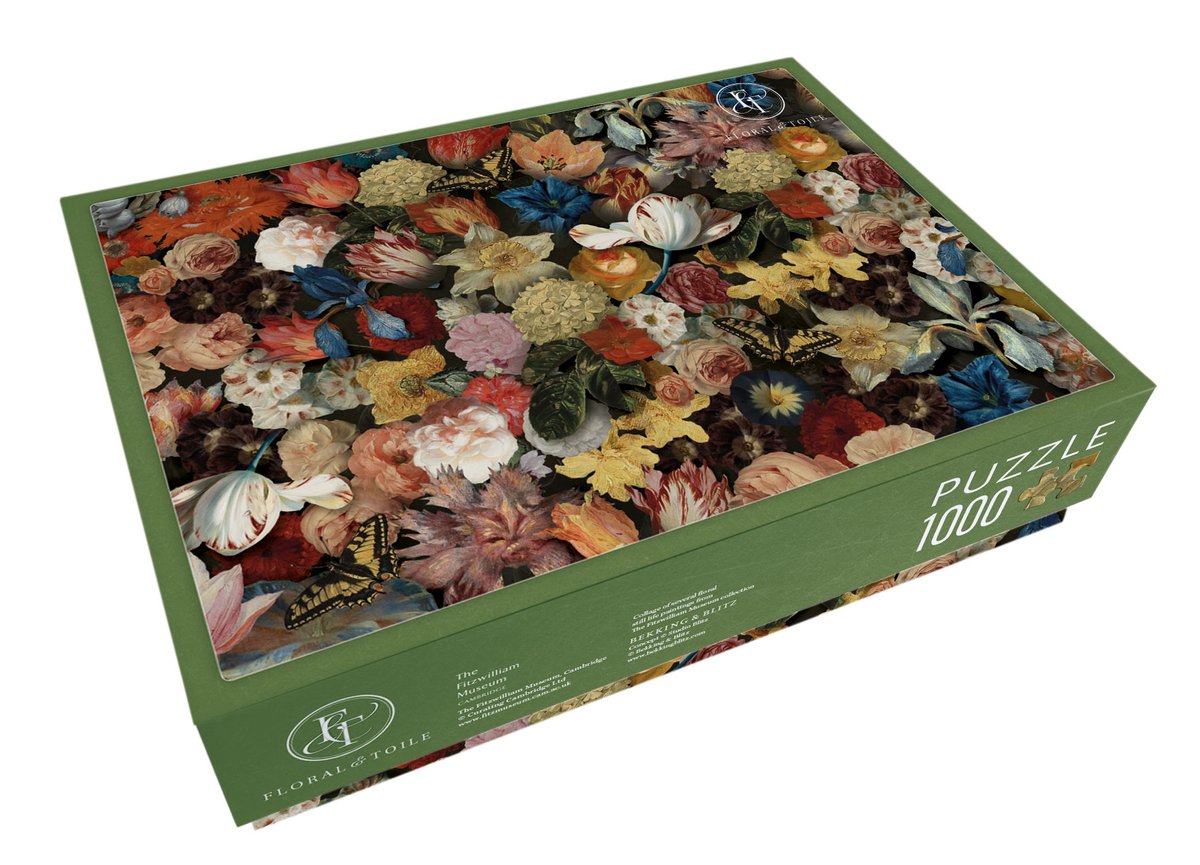 Puzzel (1000 stukjes): floral toile, the fitzwillam museum