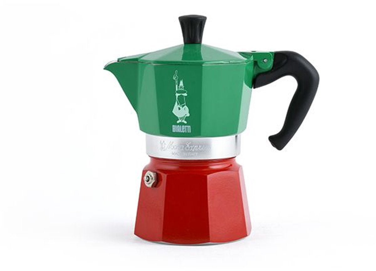 Bialetti moka express italia - percolator - 3 kops - aluminium