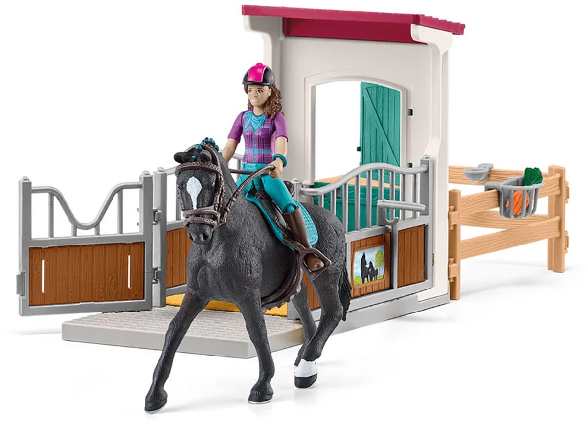 Schleich paardenclub paardenbox met lisa en storm 42709