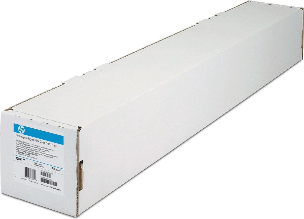 Hp clear film 174 gsm-610 mm x 22.9 m (24 in x 75 ft) transparante film