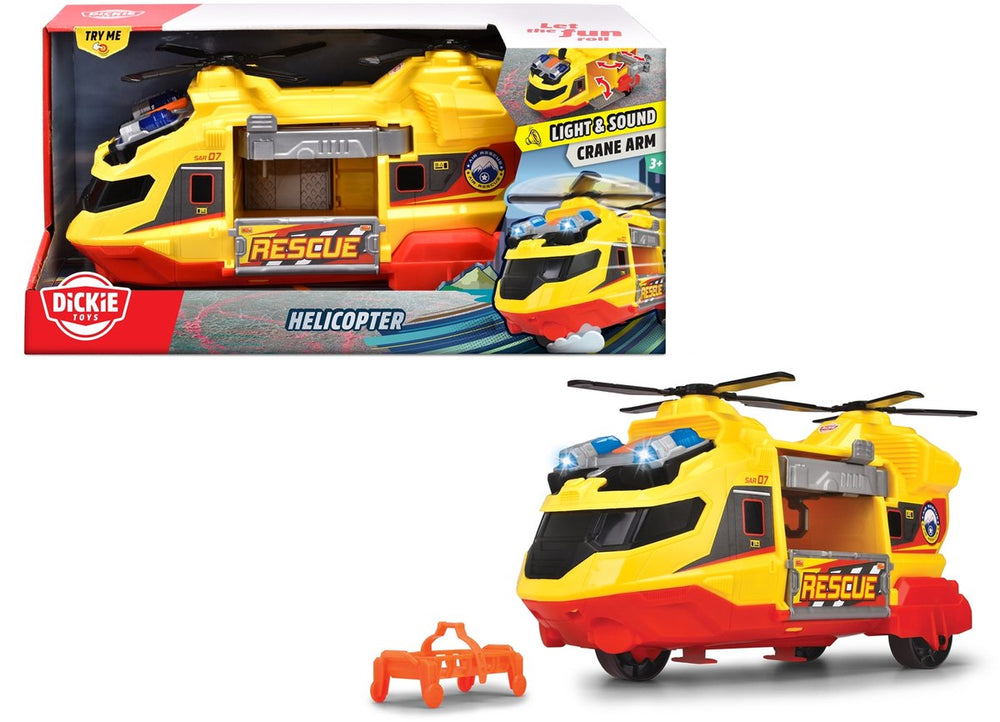 Dickie toys - helikopter - ziekenhuis - licht en geluid - vanaf 3 jaar