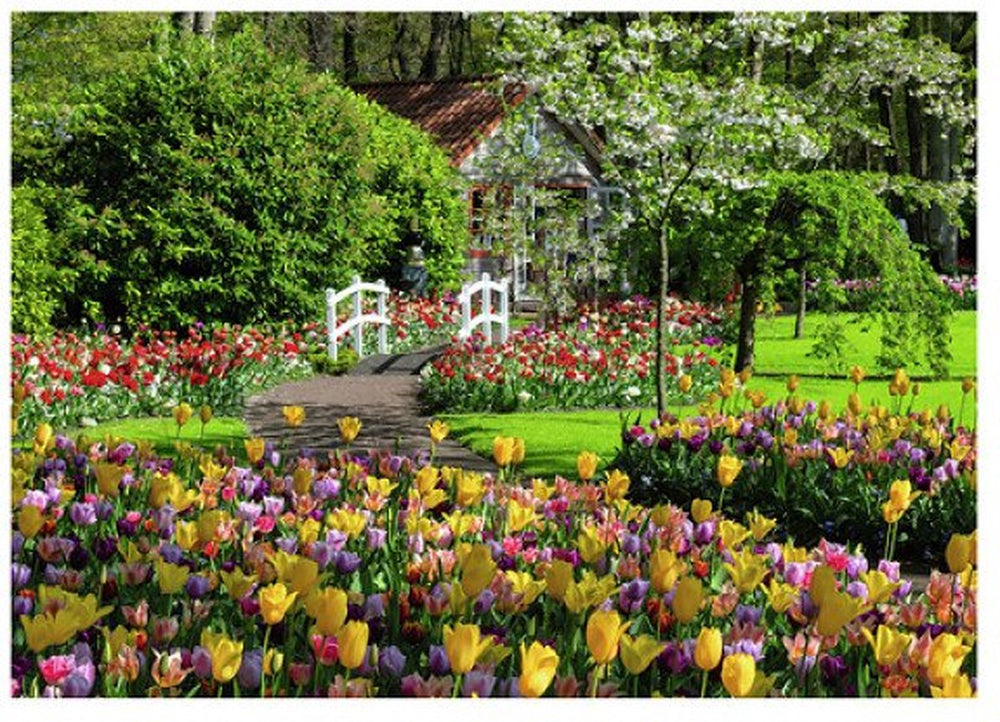 Ravensburger puzzel keukenhof tuinen 1000 stukjes
