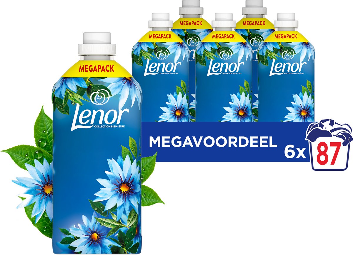 Lenor wasverzachter zeebries - 6 x 87 wasbeurten