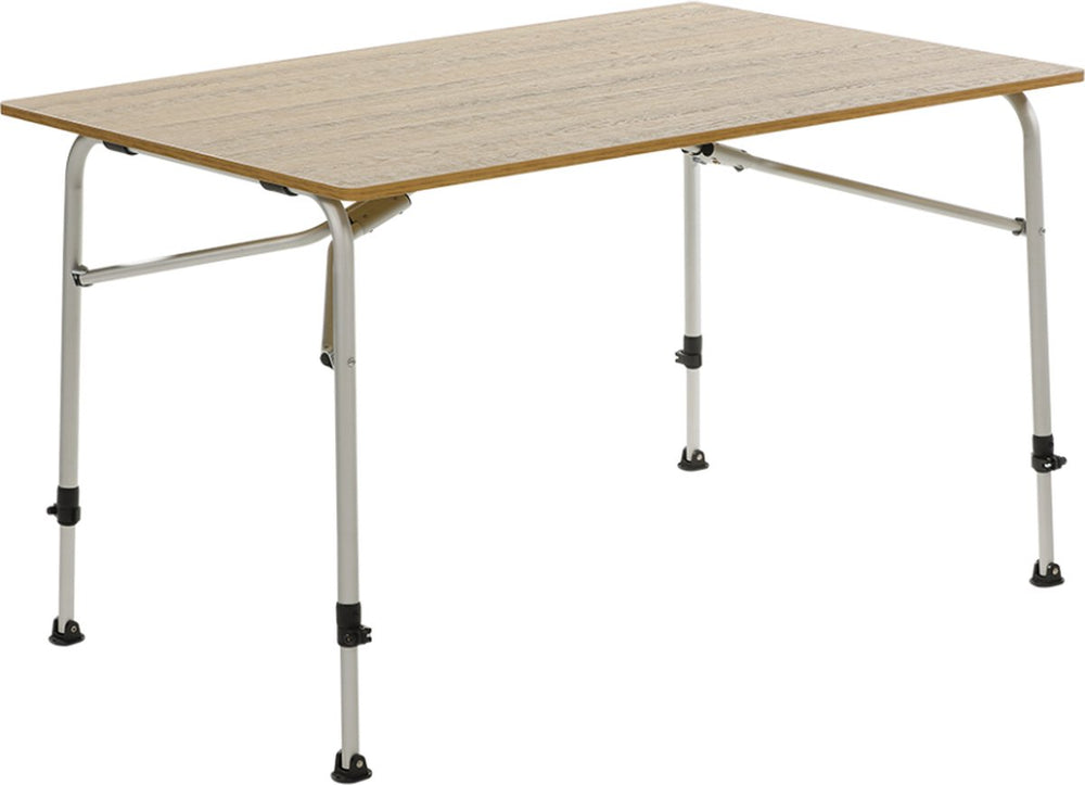 Travellife sorrento campingtafel honeycomb brown 80 x 60 - stabiel en lichtgewicht frame - draagtas inbegrepen
