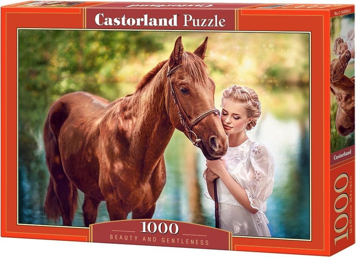 Castorland beauty and gentleness – puzzel – 1.000 stukjes – satijnen afwerking – perfecte pasvorm – europese kwaliteit