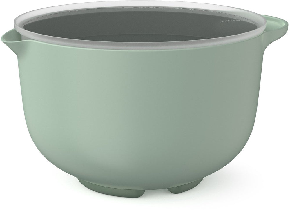 Mepal beslagkom met deksel chef it - 4 l - schaal - magnetron- en vaatwasmachinebestendig - bakspullen - nordic sage