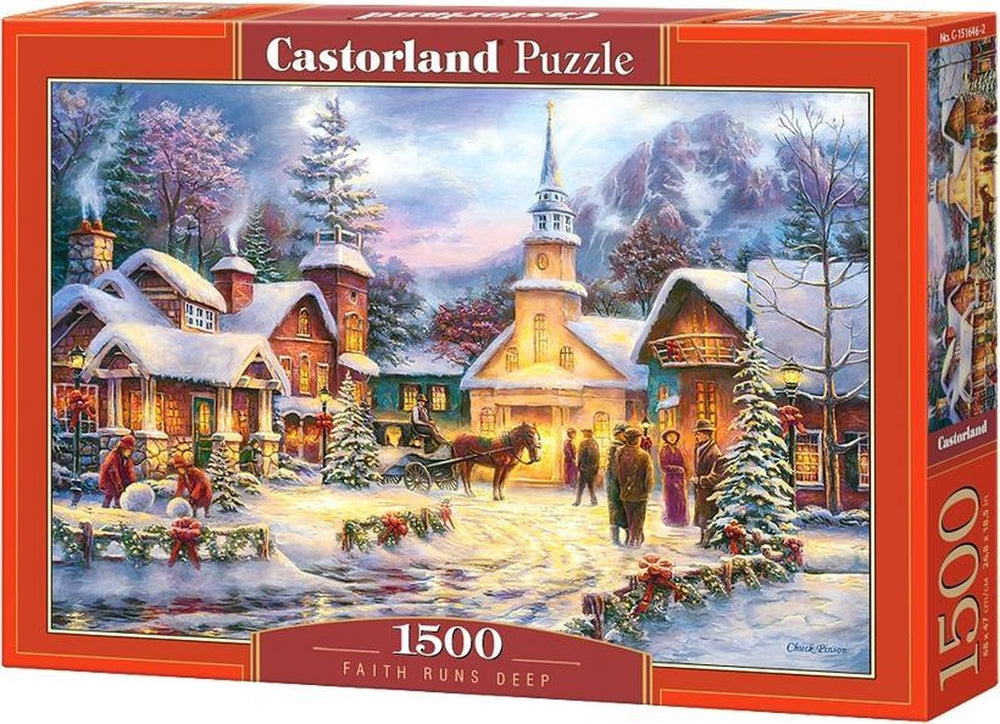 Castorland legpuzzel faith runs deep, 1500st.