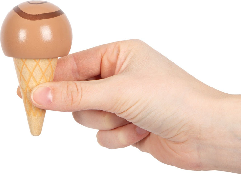 Small foot - wooden compact ice cream stand fresh, 6pcs.