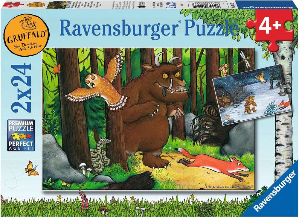Ravensburger The Gruffalo puzzle - two puzzles - 24 pieces - children's puzzle