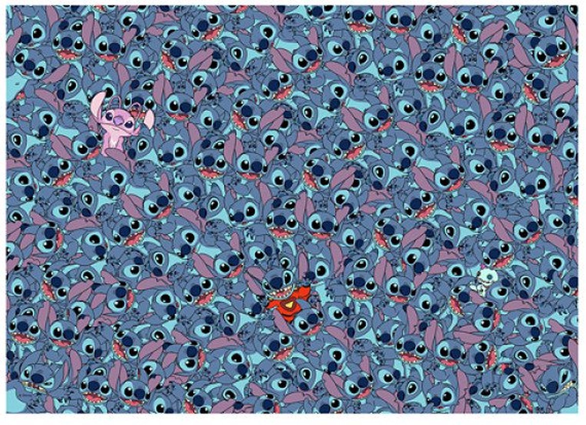 Ravensburger legpuzzel Disney Stitch Challenge, 1000st.