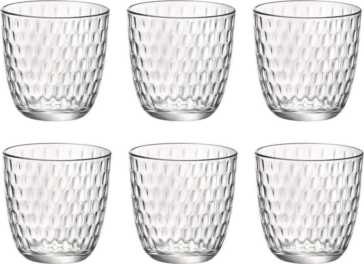 Bormioli rocco waterglazen slot - transparant - 290 ml - 6 stuks