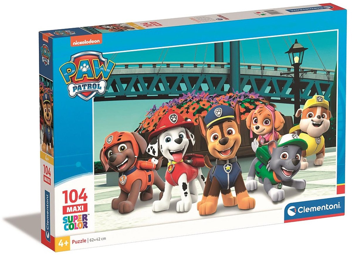 Clementoni maxipuzzel pootpatrouille, 104st.