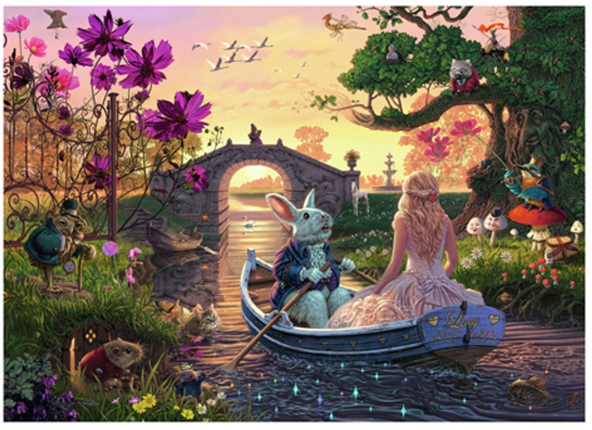 Ravensburger wonderland puzzel 1000pcs