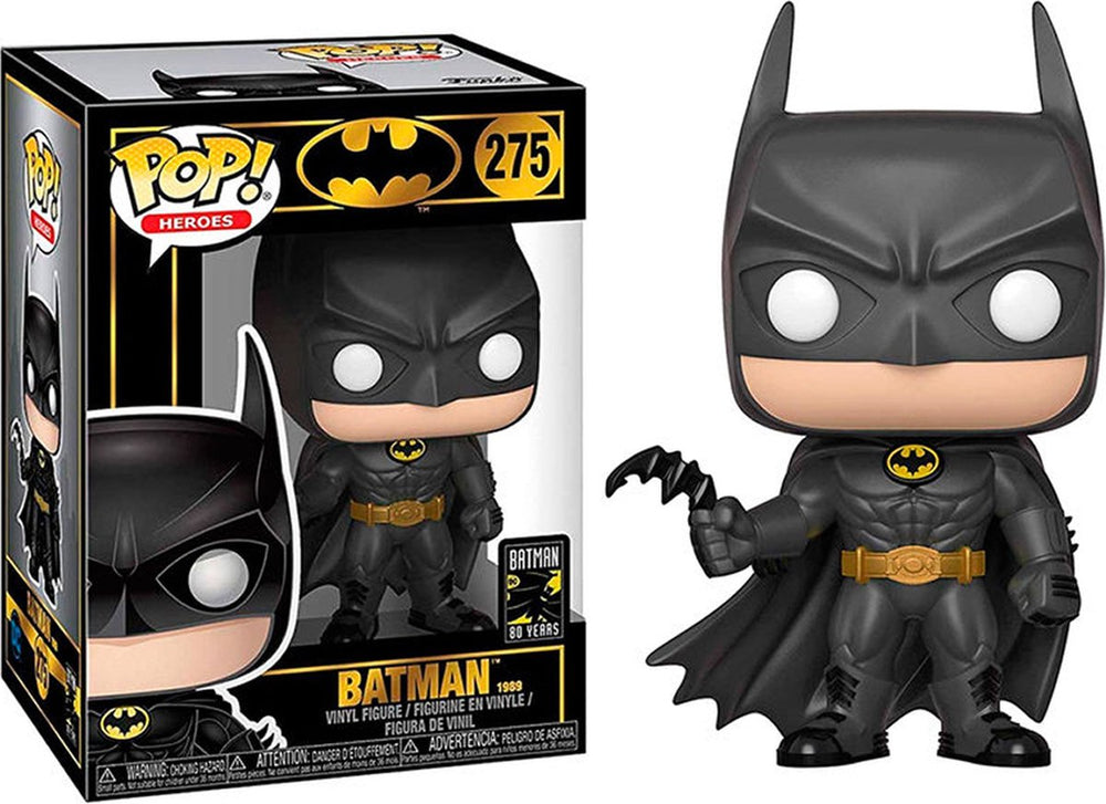 Funko pop! dc: batman 80th - 1989 movie batman 10 cm