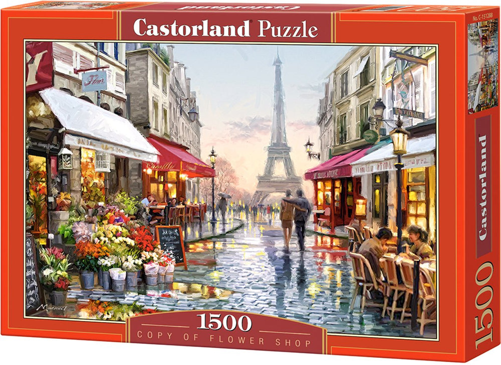Castorland copy of flower shop – puzzel – 1500 stukjes – satijnen afwerking – perfecte pasvorm – europese kwaliteit