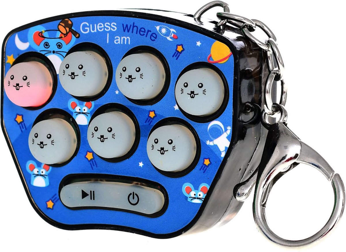 Hersenspelletjes hamsterspel sleutelhanger