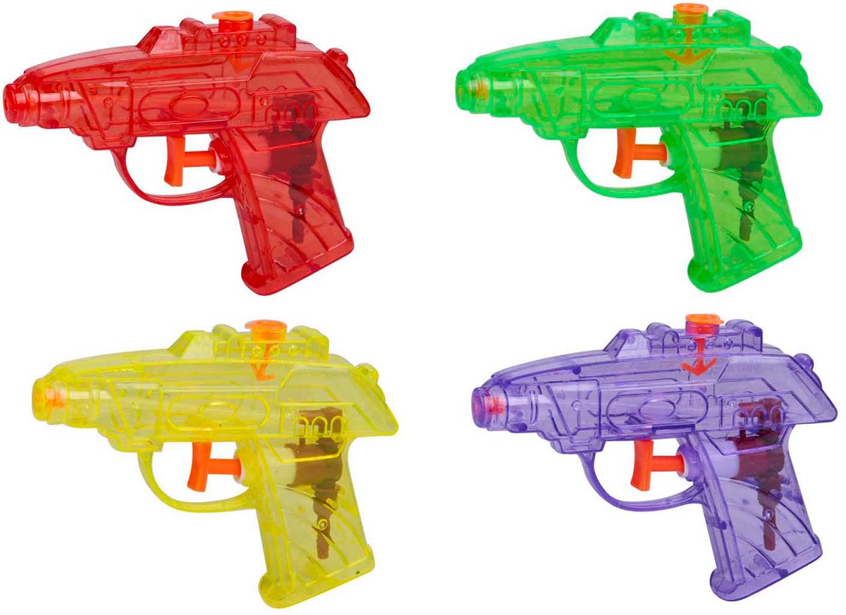 Edco waterpistooltjes 11,5cm, 4st.