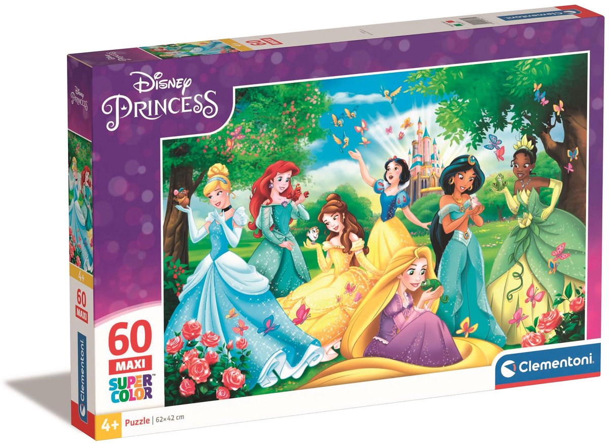 Clementoni Maxipuzzel Disney Prinses, 60st.