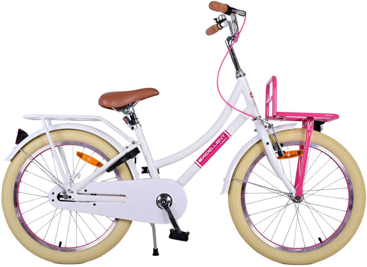 Volare excellent kinderfiets - meisjes - 20 inch - wit