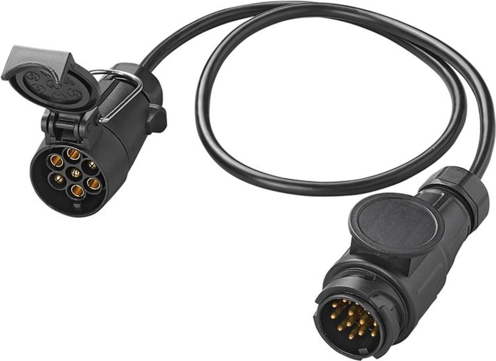 Proplus - verloopkabel 80cm van 13- naar 7-polig