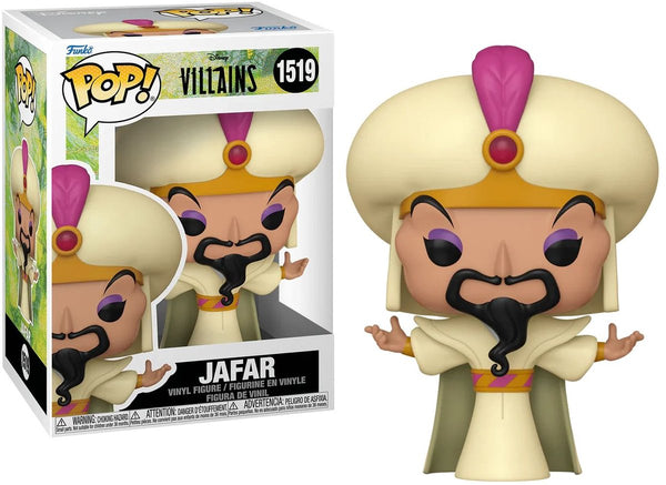 Funko aladdin villains - jafar vinylfiguur 1519 pop! meerkleurig