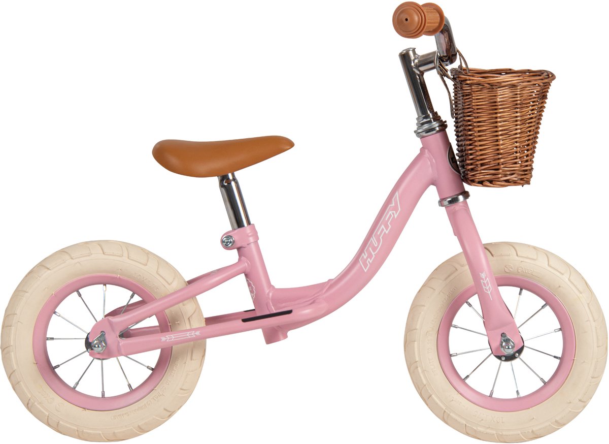 Huffy vintage 10 inch loopfiets roze