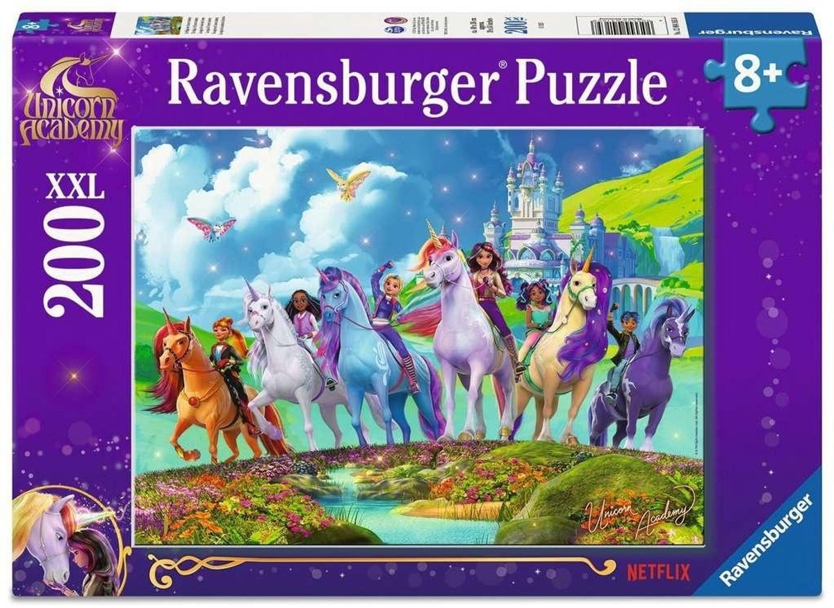 Ravensburger puzzle xxl 200 unicorn academy - puzzel xxl 200 unicorn academy