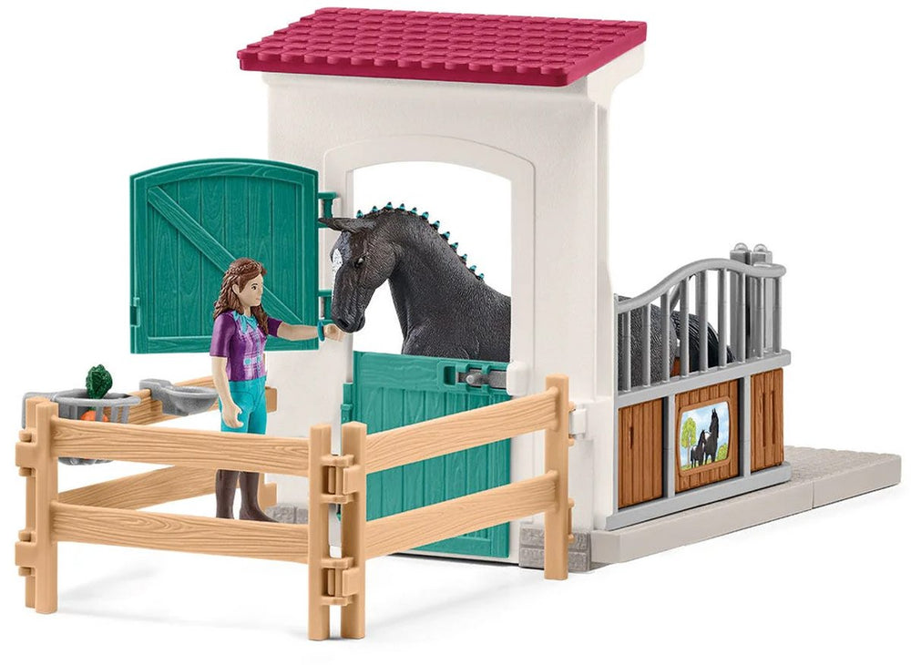 Schleich paardenclub paardenbox met lisa en storm 42709