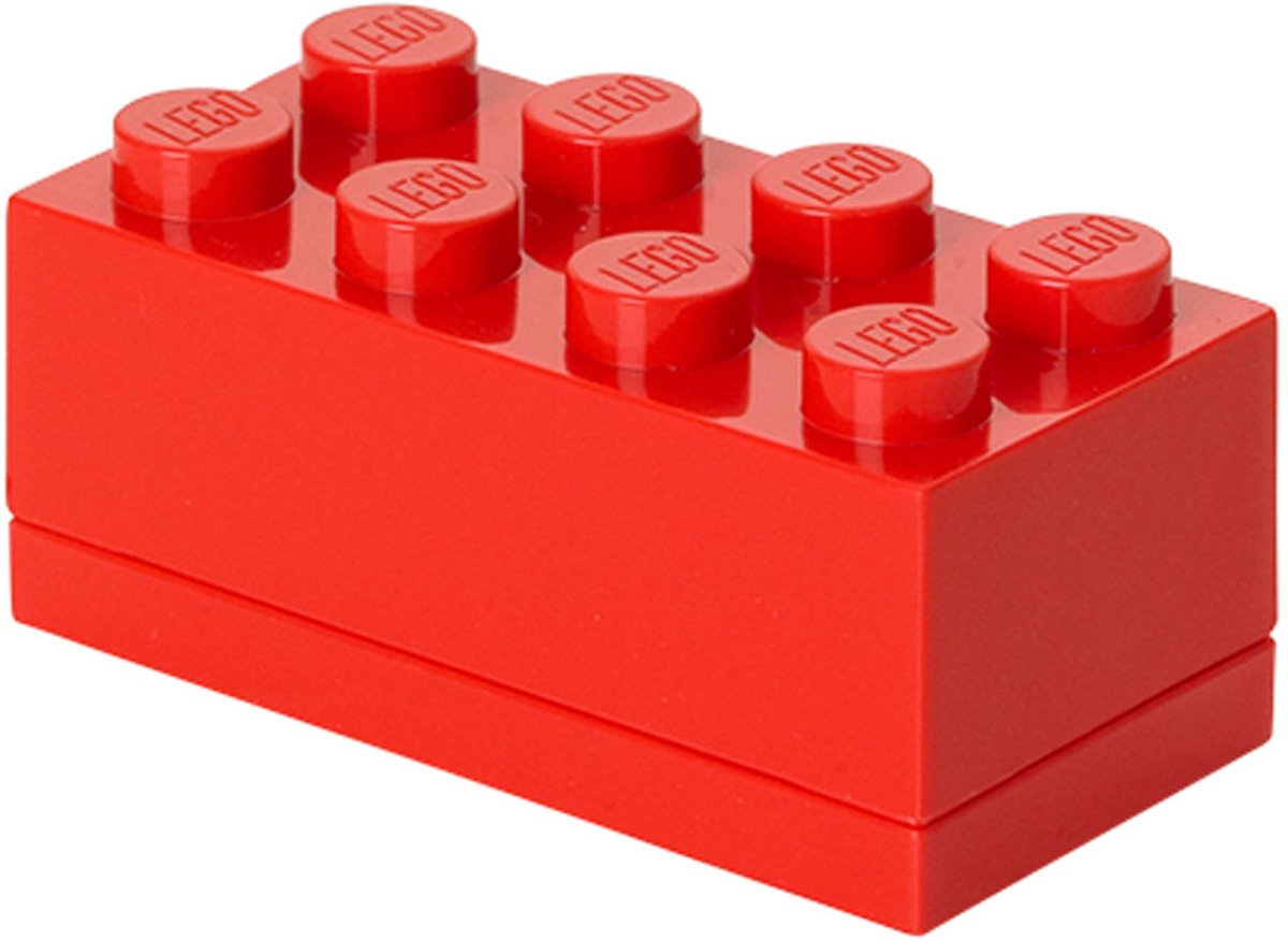 Kamer Kopenhagen LEGO Mini Box Lunchbox 8 Rood