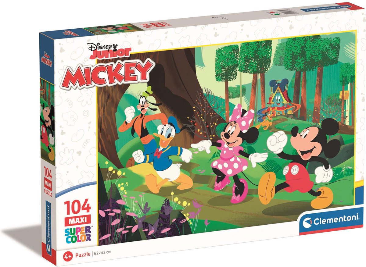 Clementoni Maxi Legpuzzel Mickey en Vrienden, 104st.