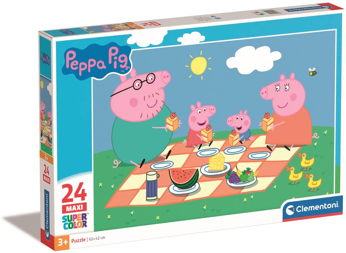 Clementoni Maxipuzzel Peppa Pig, 24e.