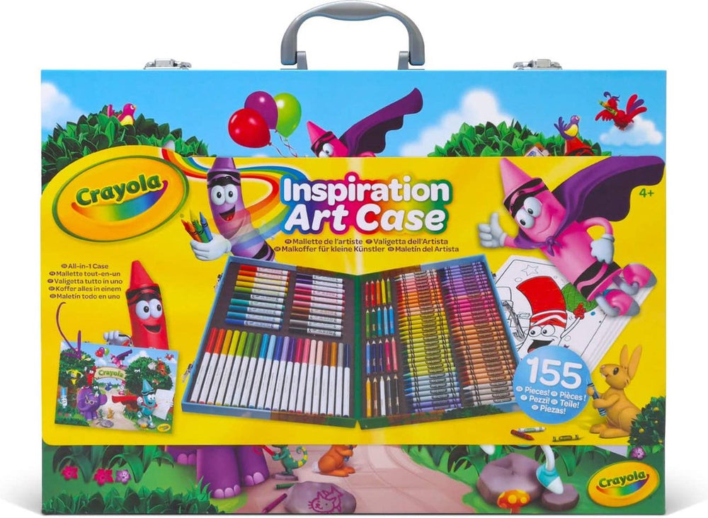 Crayola - inspiration art case - hobbypakket - knutselkoffer 155 stuks voor kinderen