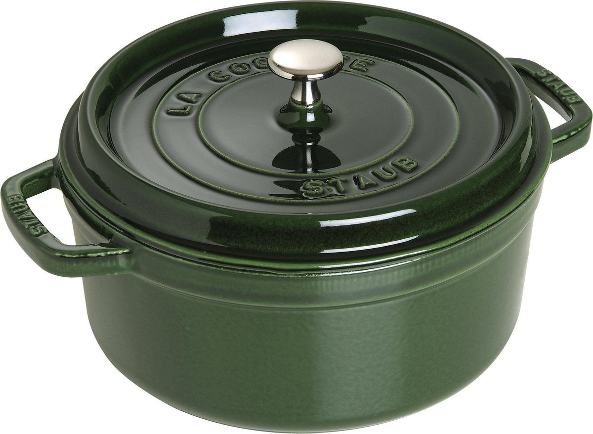 Staub braadpan - rond - 24 cm - basilicum