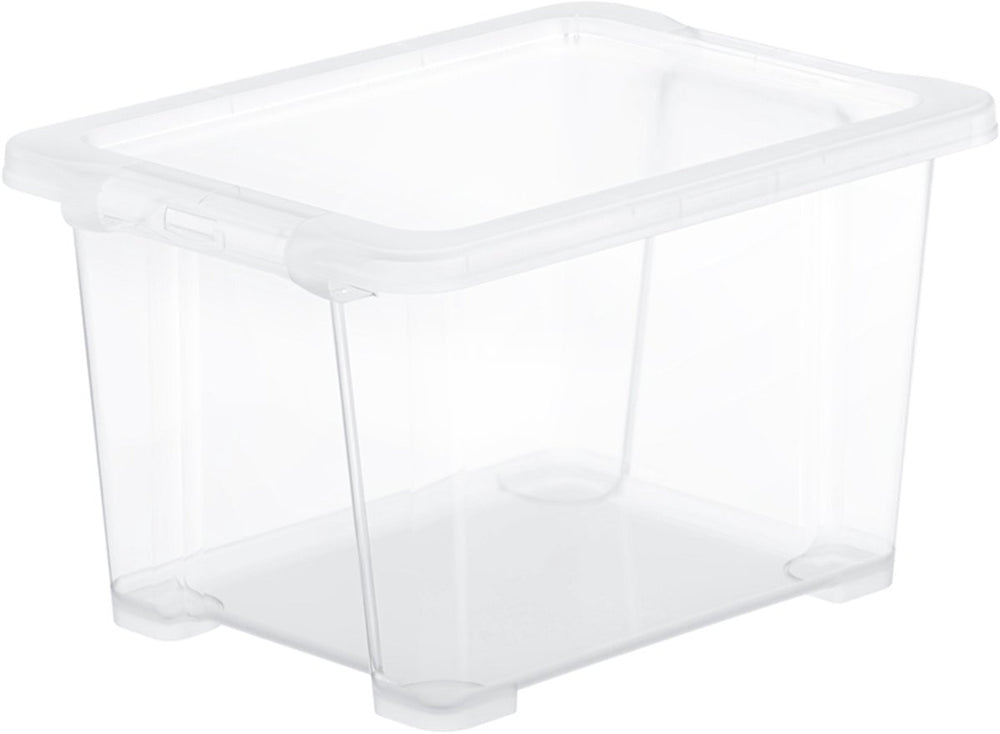 Rotho core basic opbergbox - set van 4 - stapelbaar - 15 ltr